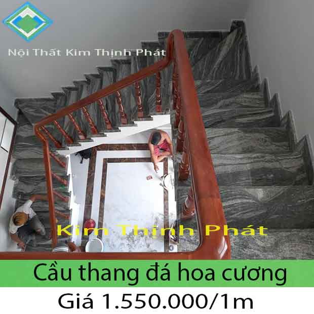 Báo giá cầu thang đá hoa cương dark epreador